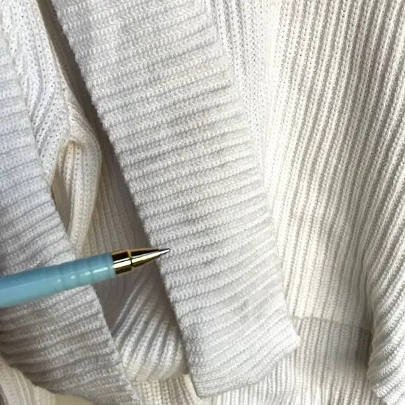 Proenza Schouler Chunky Cotton Cashmere Ballet Wrap Sweater size XL NWT - Picture 11 of 14